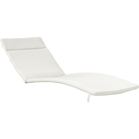 Two Salem Outdoor Lounge Chair Cushions, Lounge Chair Not Included. (Option: beige)